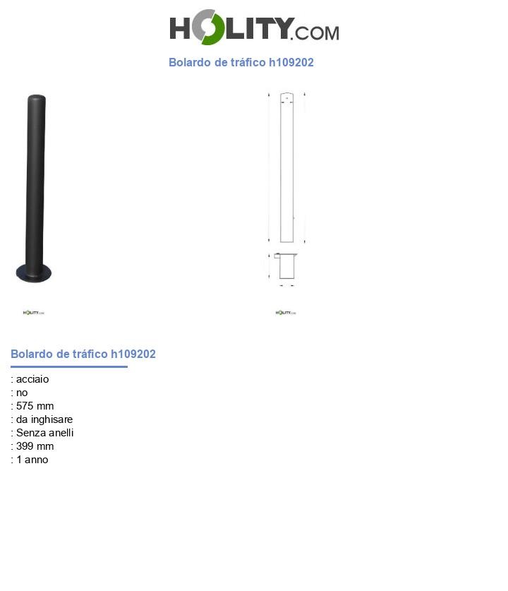 Bolardo de tráfico h109202