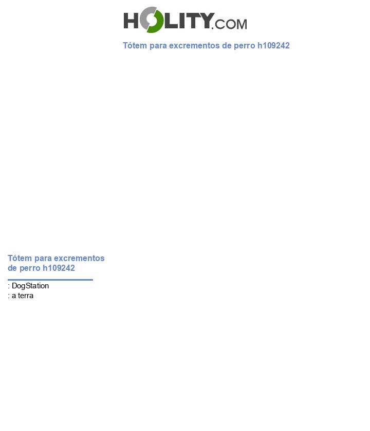 Tótem para excrementos de perro h109242