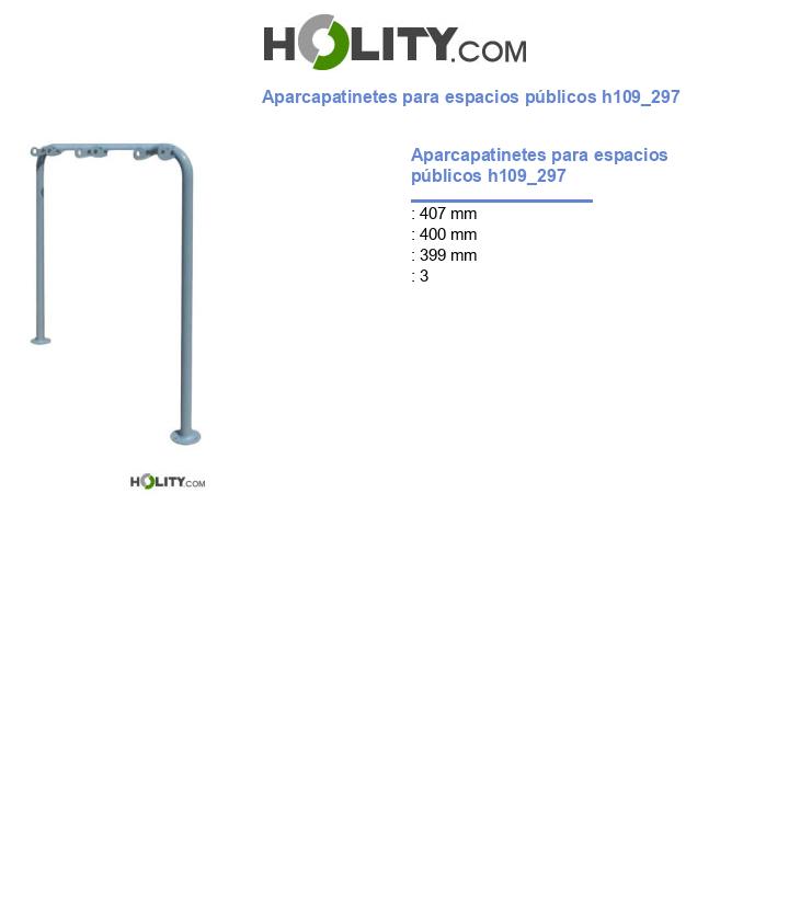 Aparcapatinetes para espacios públicos h109_297