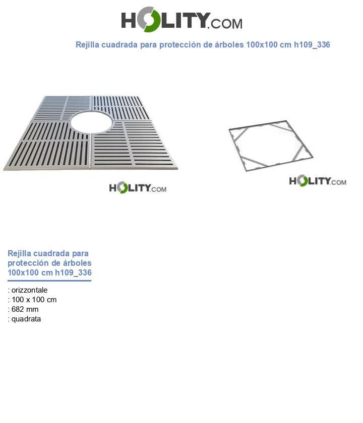 Rejilla cuadrada para protección de árboles 100x100 cm h109_336