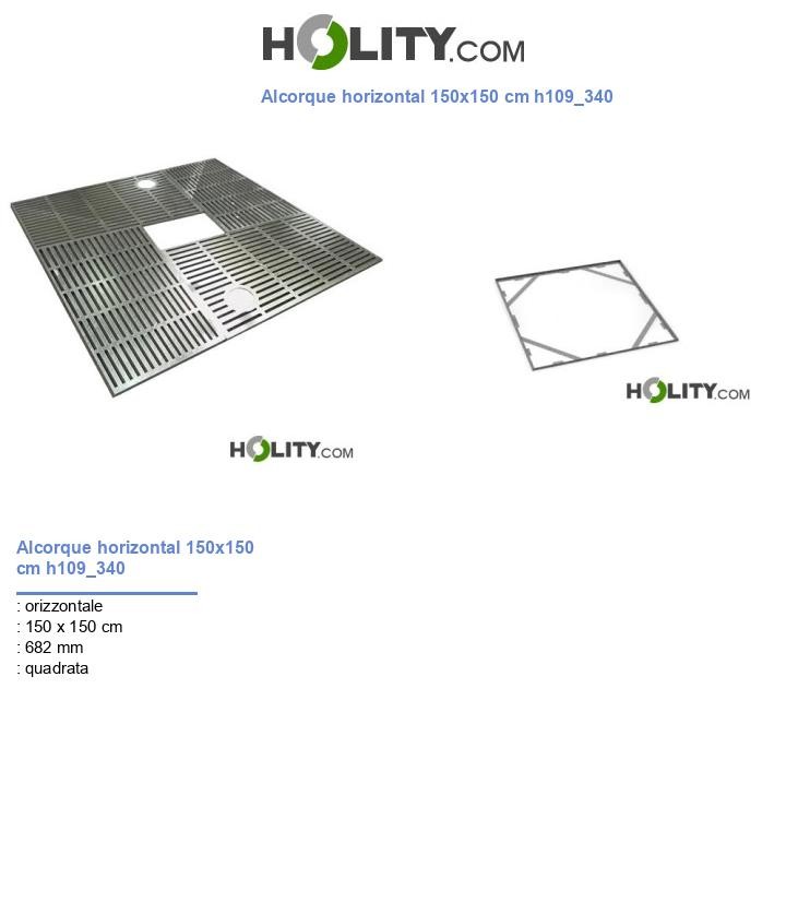 Alcorque horizontal 150x150 cm h109_340