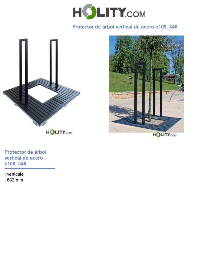 Protector de árbol vertical de acero h109_346
