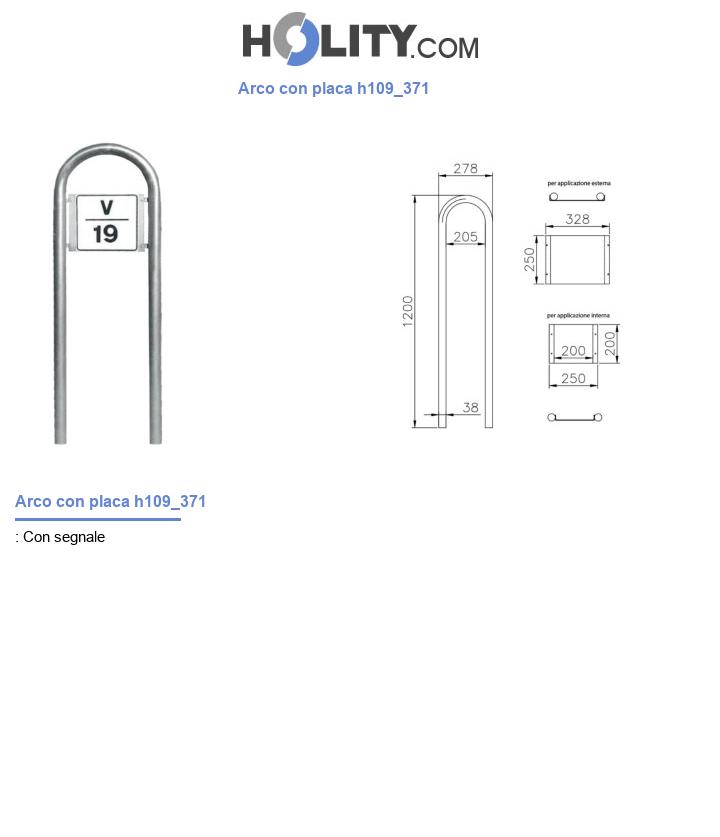 Arco con placa h109_371