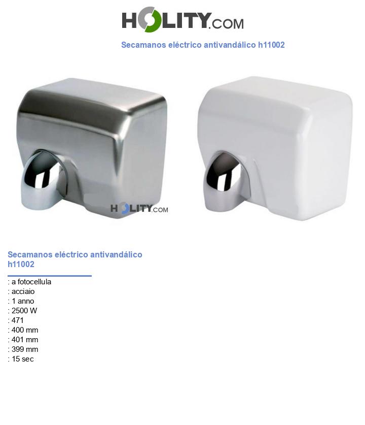 Secamanos eléctrico antivandálico h11002