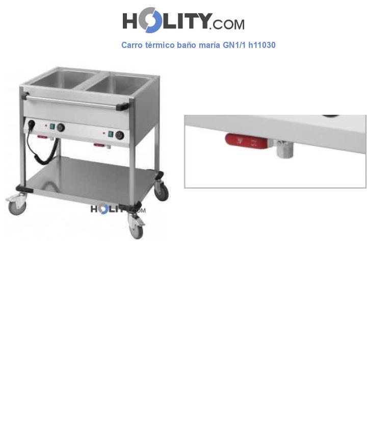 Carro térmico baño maría GN1/1 h11030