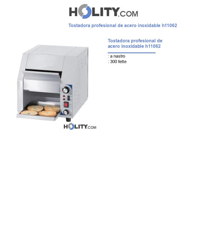 Tostadora profesional de acero inoxidable h11062