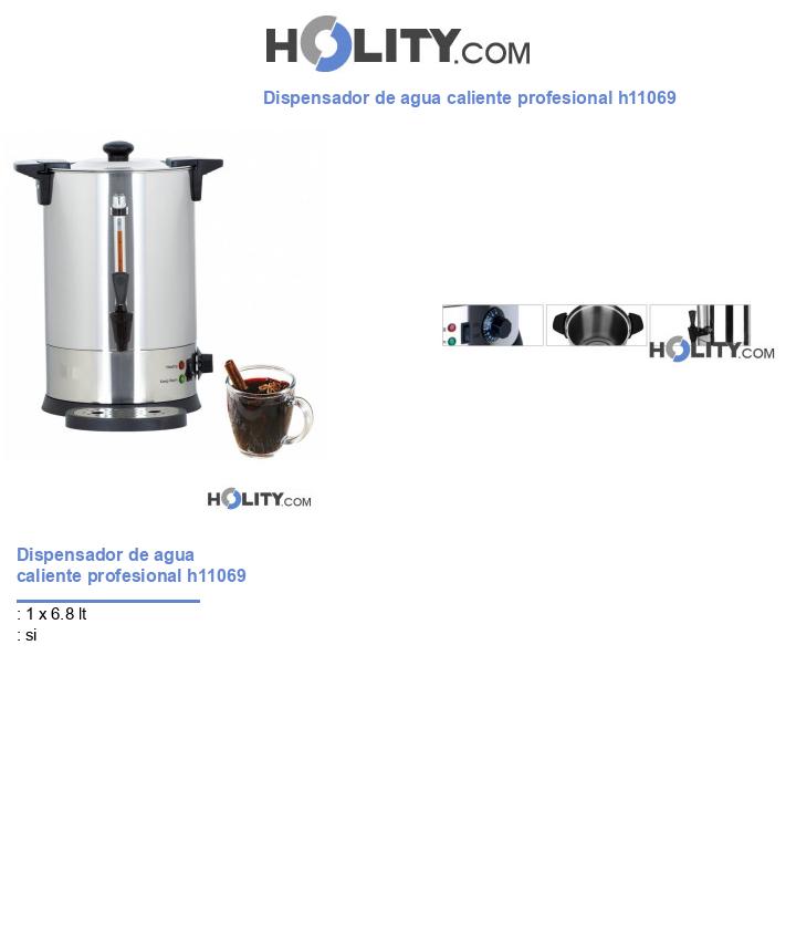 Dispensador de agua caliente profesional h11069