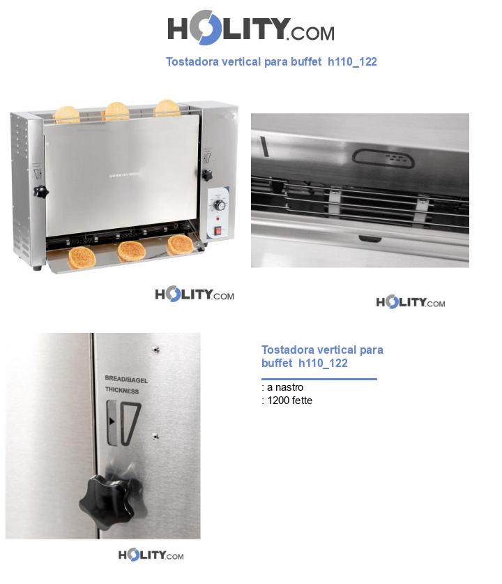 Tostadora vertical para buffet  h110_122