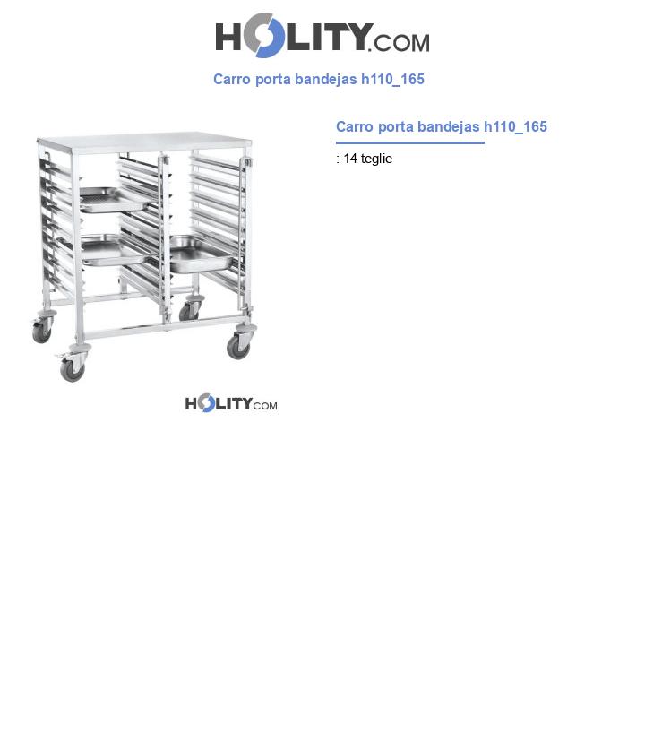 Carro porta bandejas h110_165