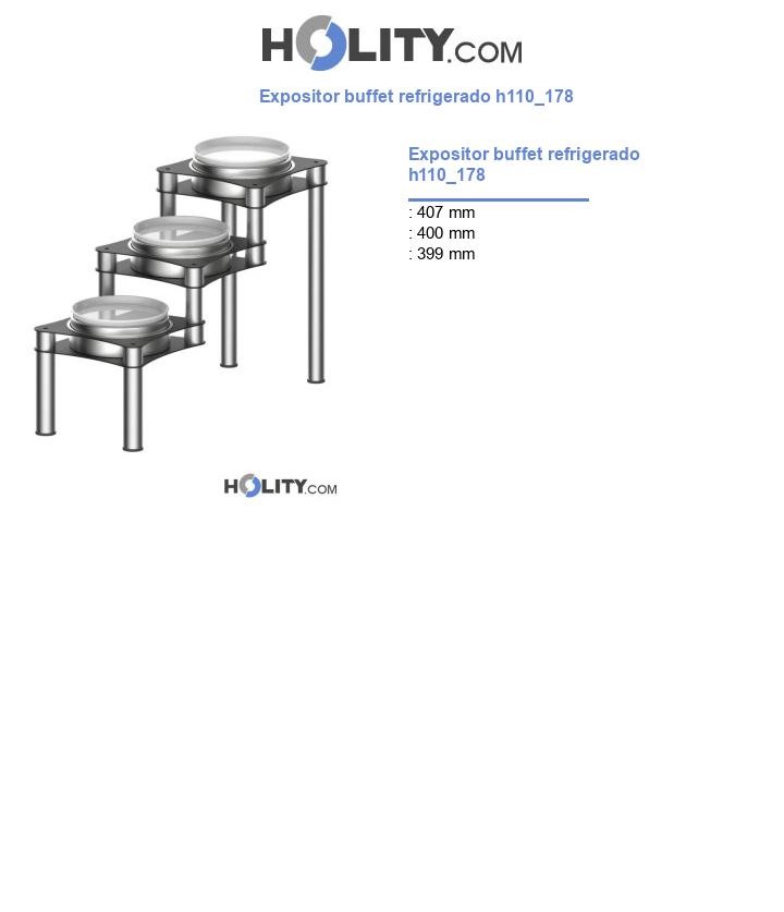 Expositor buffet refrigerado h110_178