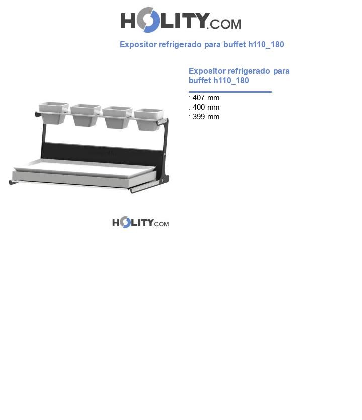 Expositor refrigerado para buffet h110_180