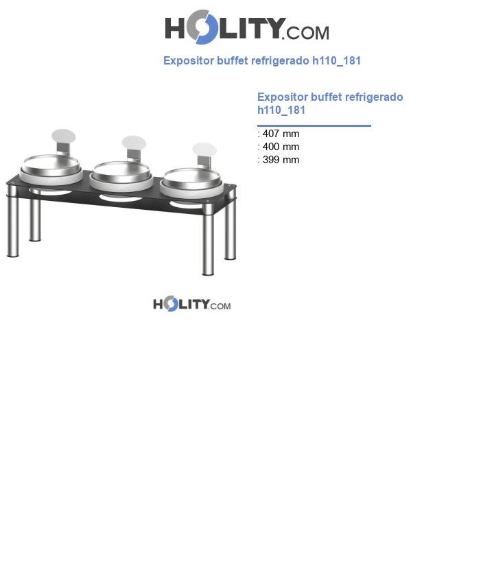 Expositor buffet refrigerado h110_181