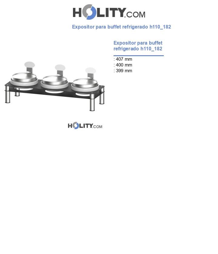 Expositor para buffet refrigerado h110_182