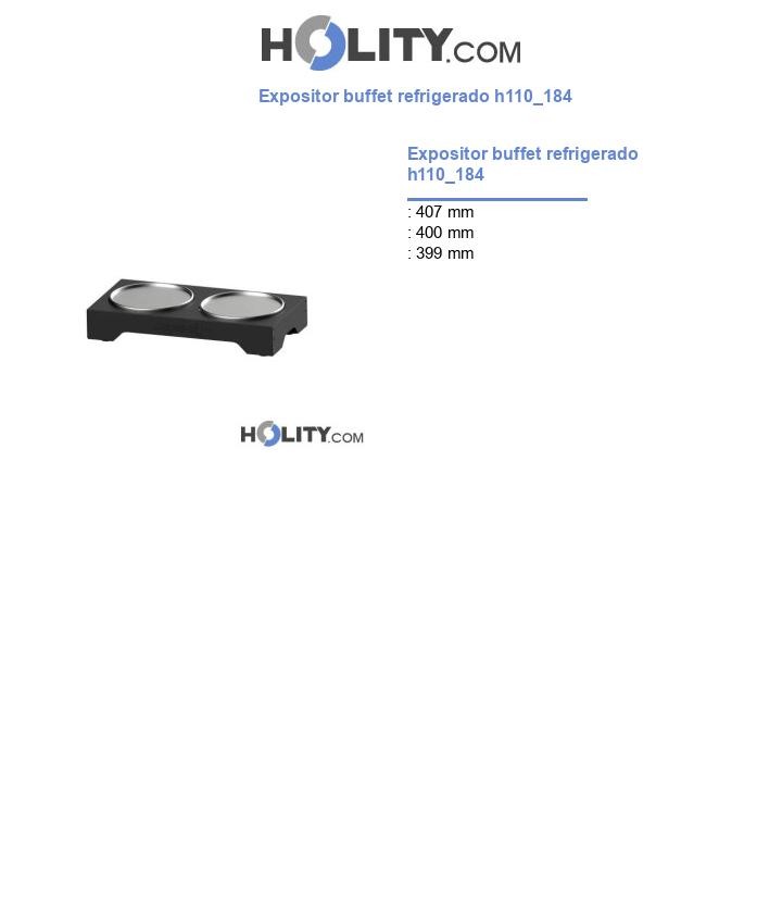 Expositor buffet refrigerado h110_184