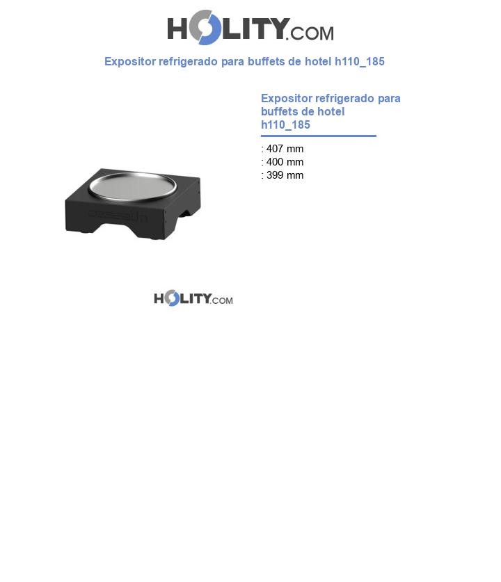 Expositor refrigerado para buffets de hotel h110_185