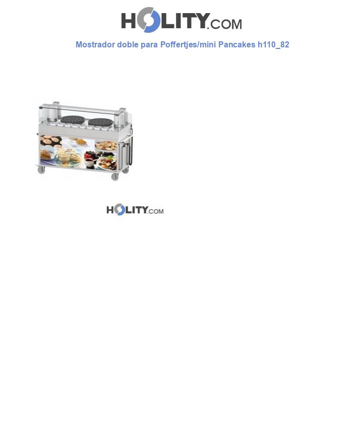 Mostrador doble para Poffertjes/mini Pancakes h110_82