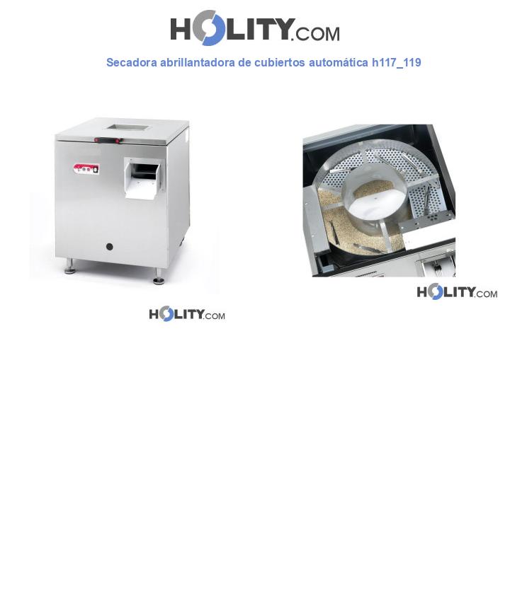 Secadora abrillantadora de cubiertos automática h117_119