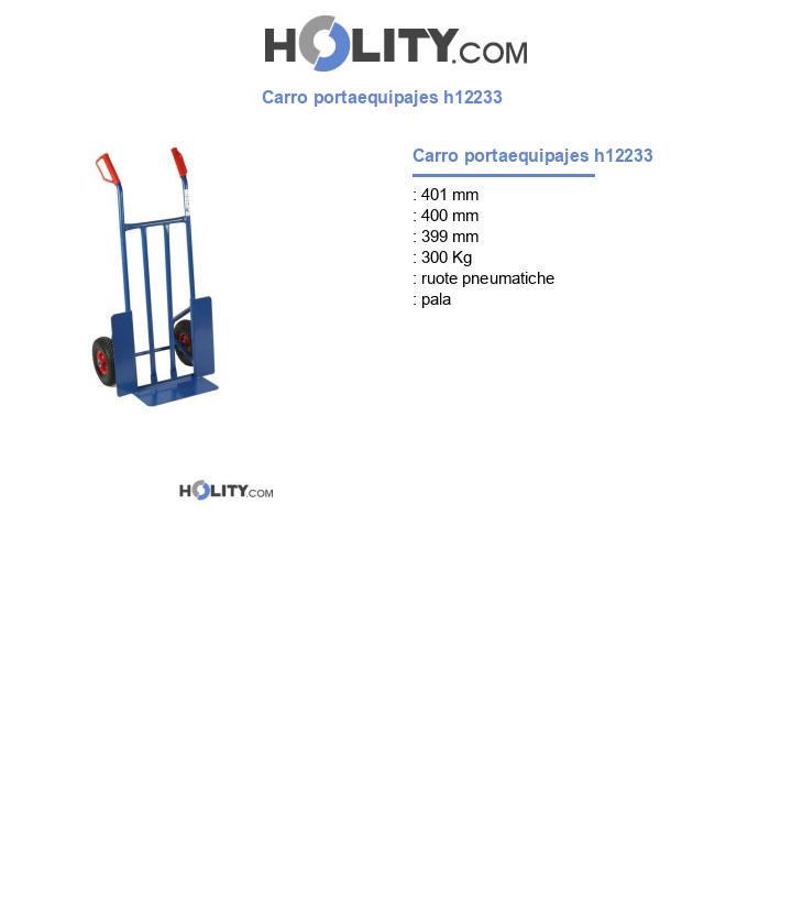 Carro portaequipajes h12233