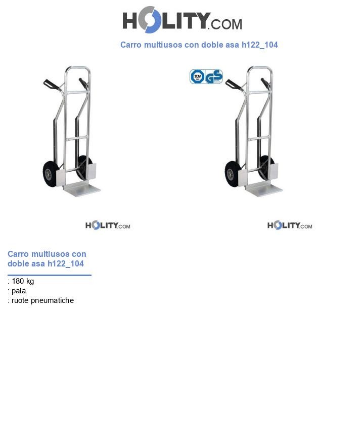 Carro multiusos con doble asa h122_104