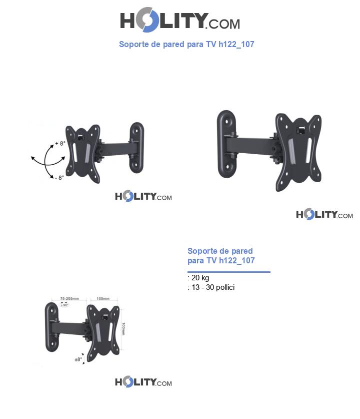 Soporte de pared para TV h122_107