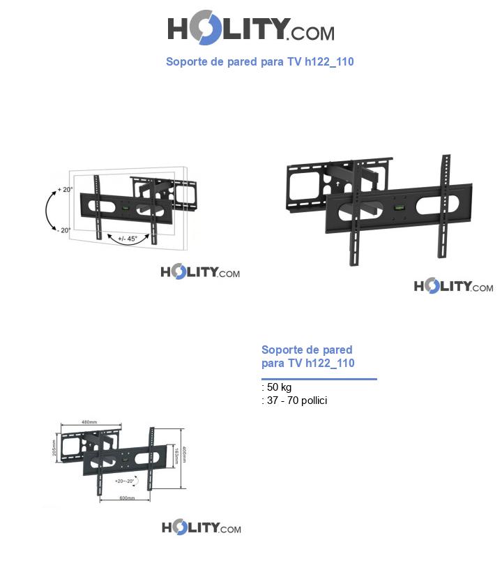 Soporte de pared para TV h122_110