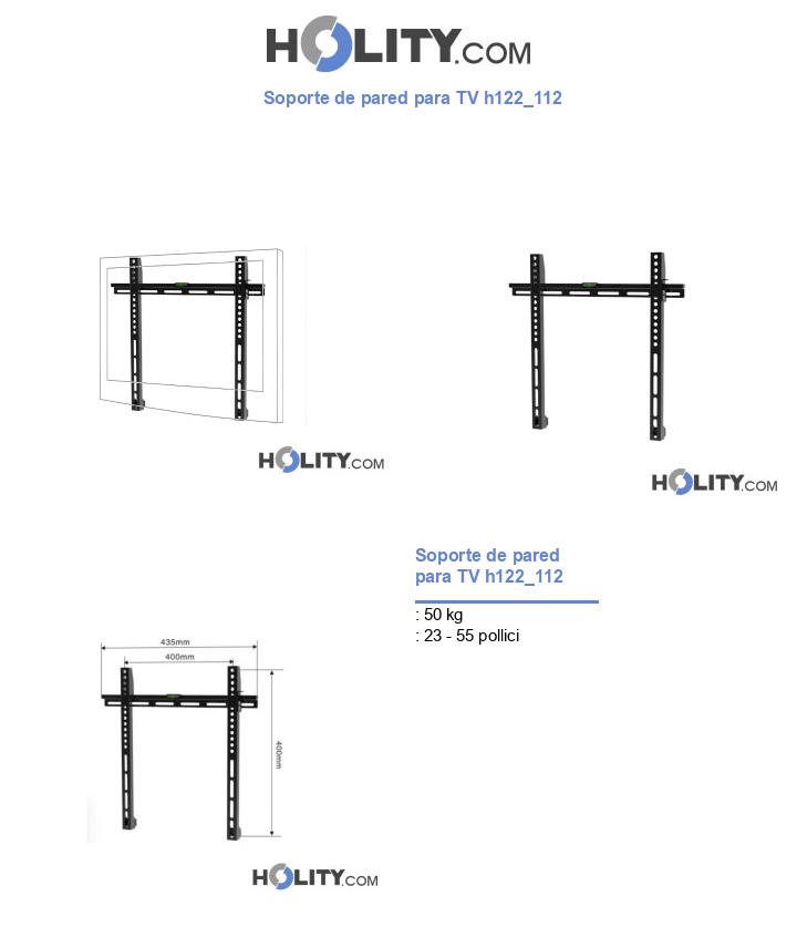 Soporte de pared para TV h122_112