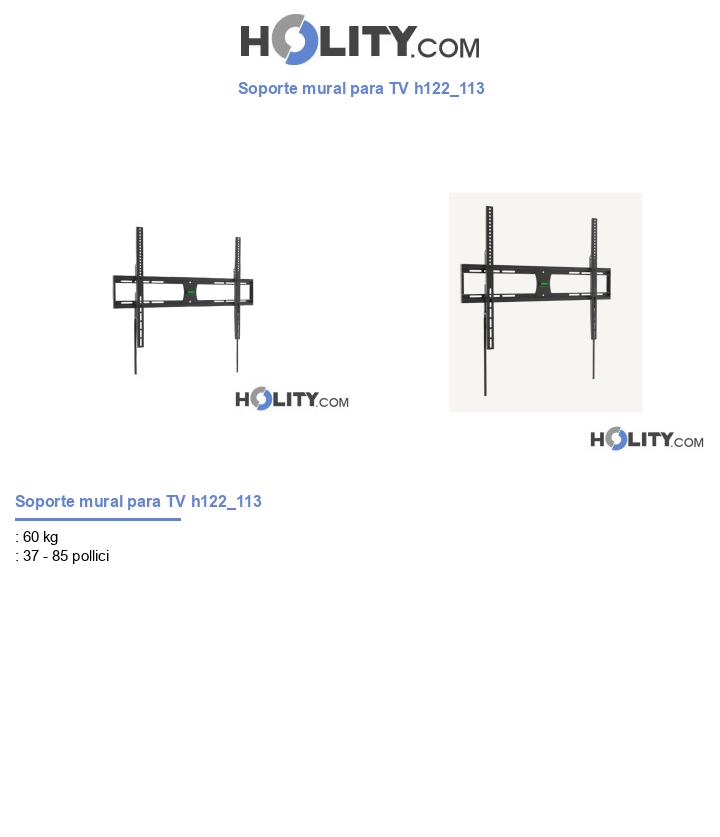 Soporte mural para TV h122_113