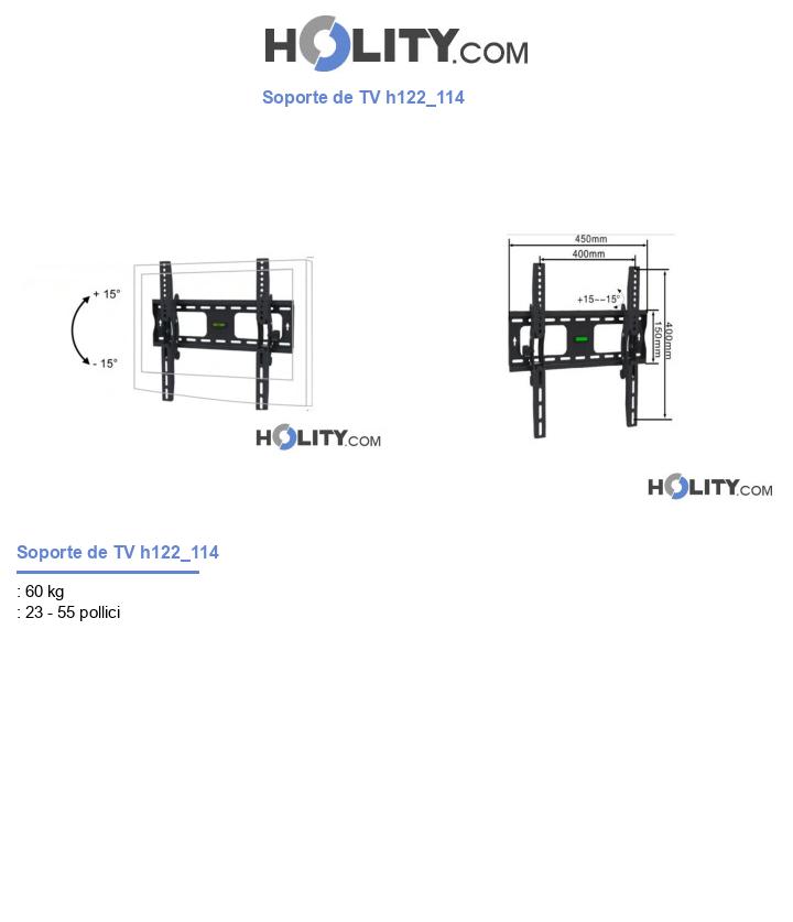 Soporte de TV h122_114