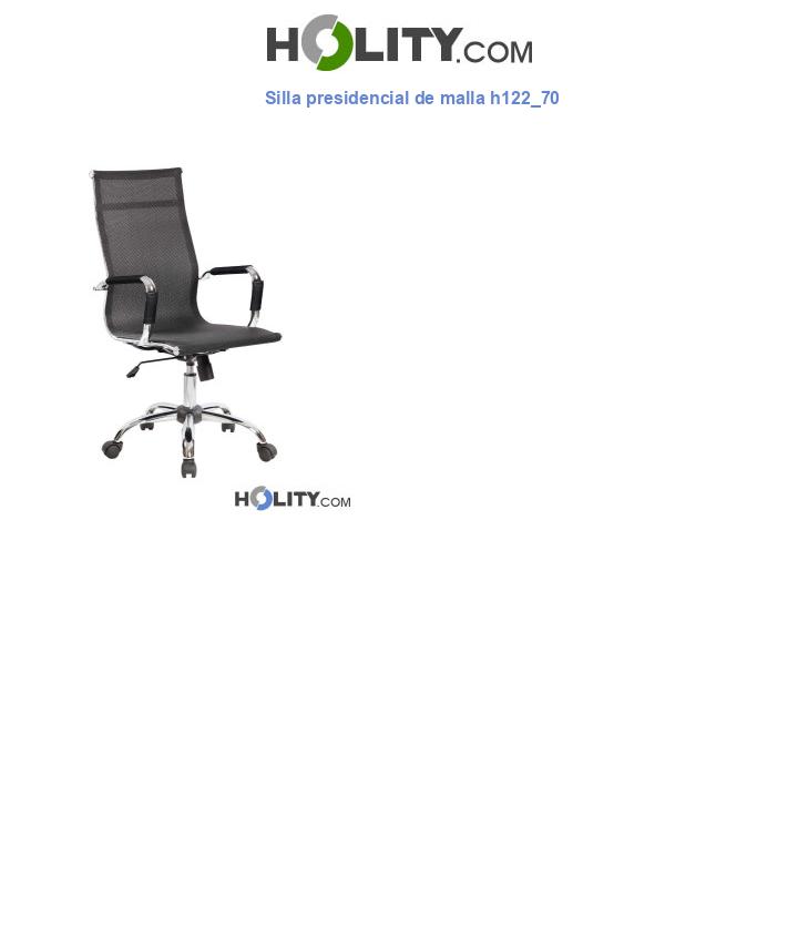 Silla presidencial de malla h122_70