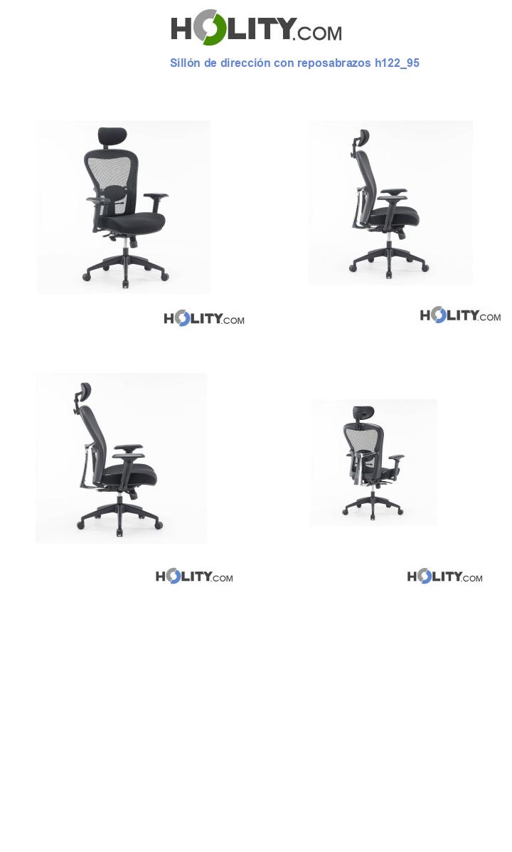 Sillón de dirección con reposabrazos h122_95