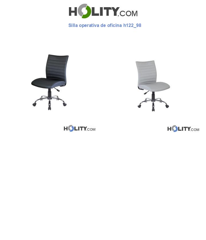 Silla operativa de oficina h122_98
