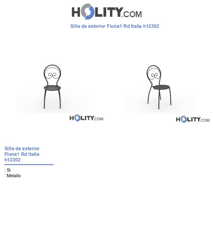 Silla de exterior Fiona1 Rd Italia h12302