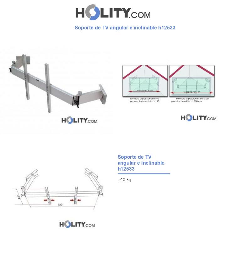 Soporte de TV angular e inclinable h12533