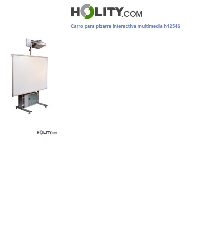 Carro para pizarra interactiva multimedia h12546