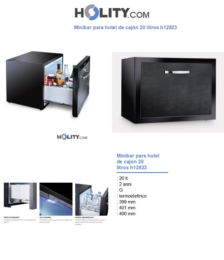 Minibar para hotel de cajón 20 litros h12823