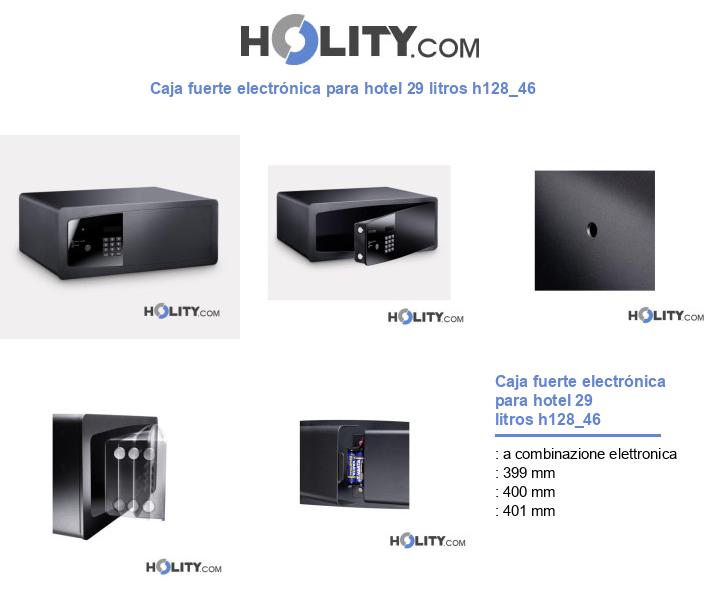 Caja fuerte electrónica para hotel 29 litros h128_46