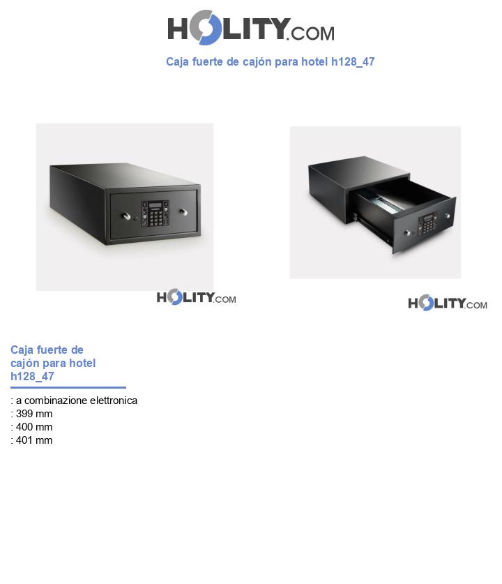 Caja fuerte de cajón para hotel h128_47