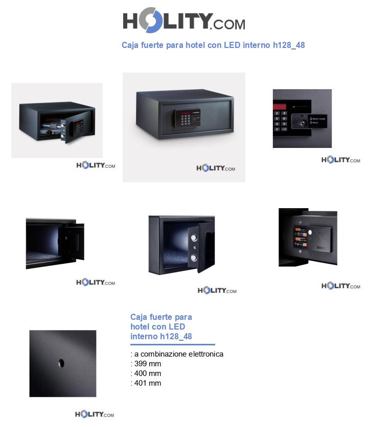 Caja fuerte para hotel con LED interno h128_48