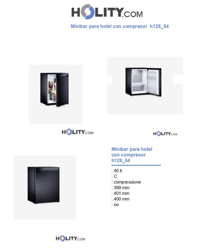 Minibar para hotel con compresor  h128_54