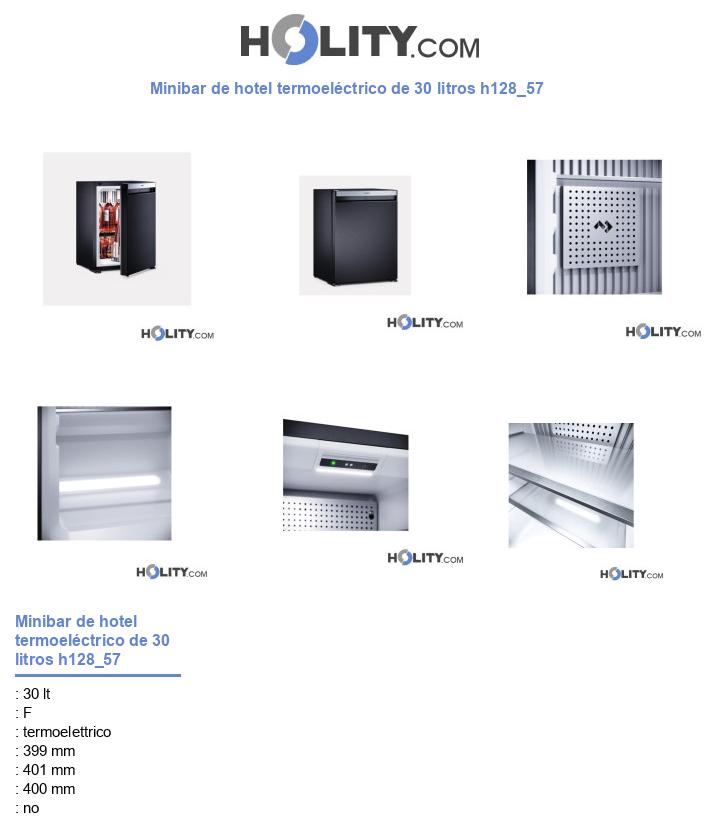 Minibar de hotel termoeléctrico de 30 litros h128_57