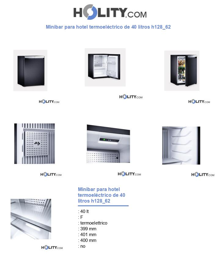 Minibar para hotel termoeléctrico de 40 litros h128_62