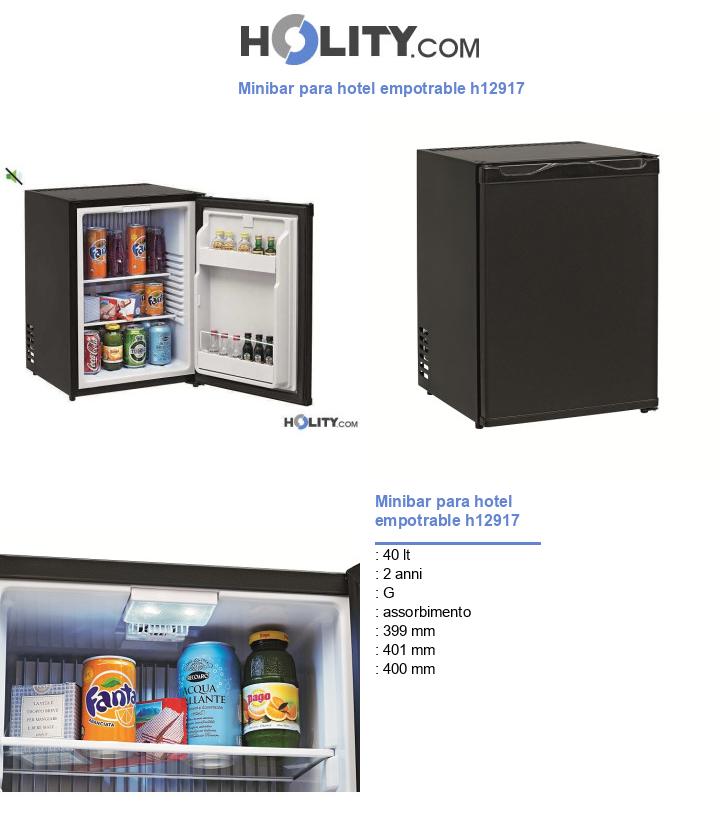 Minibar para hotel empotrable h12917