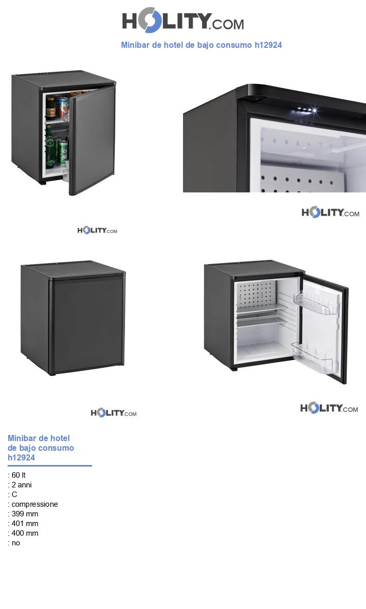 Minibar de hotel de bajo consumo h12924