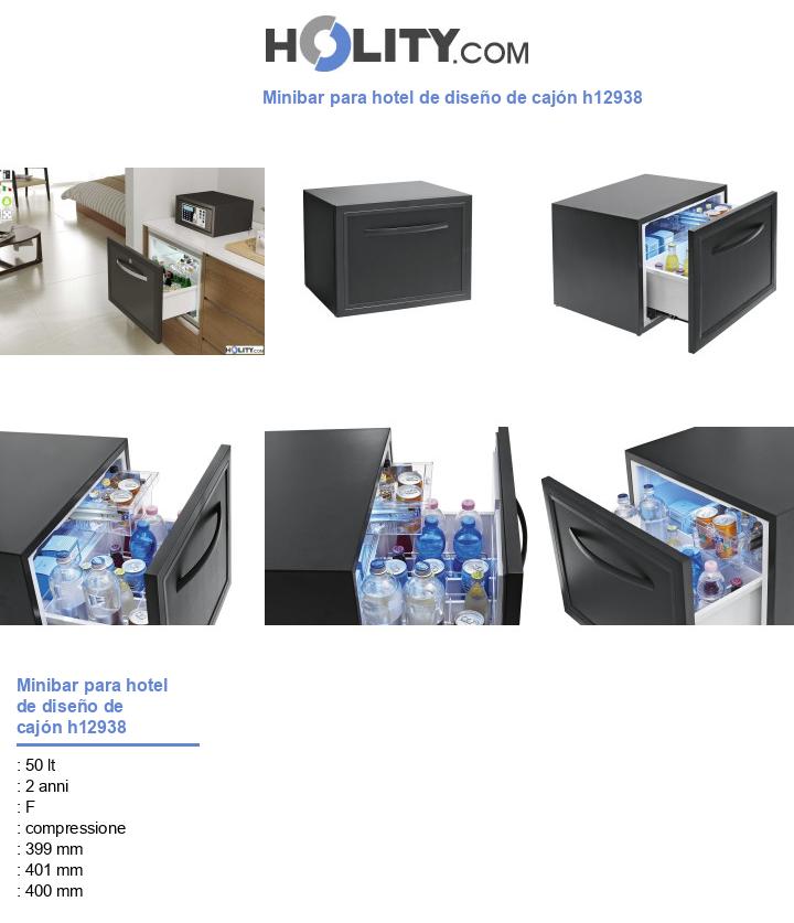 Minibar para hotel de diseño de cajón h12938