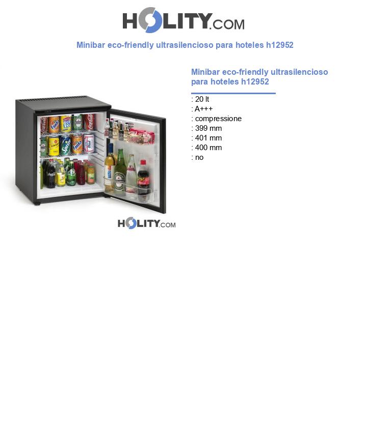 Minibar eco-friendly ultrasilencioso para hoteles h12952