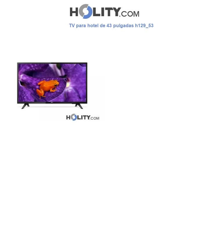 TV para hotel de 43 pulgadas h129_53