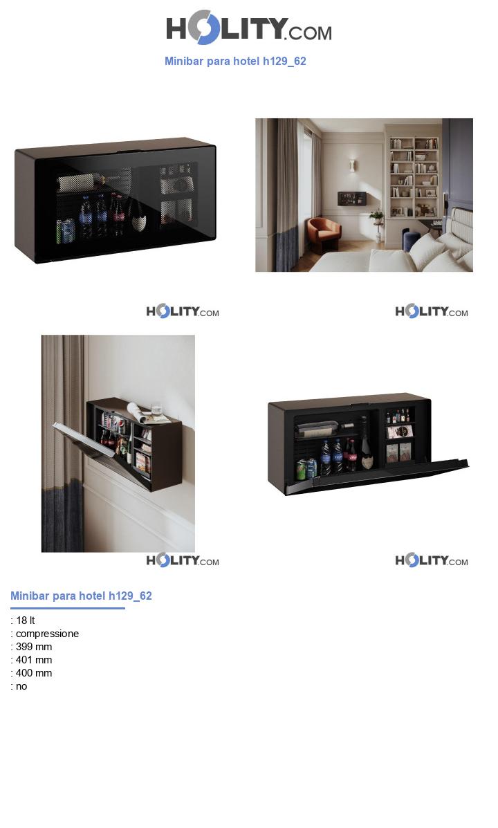Minibar para hotel h129_62