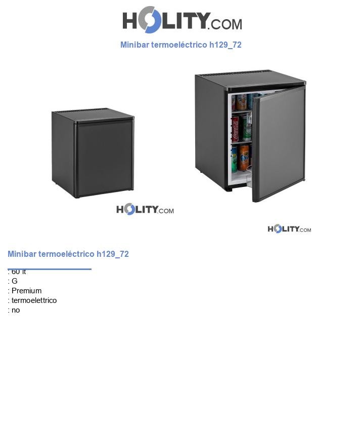 Minibar termoeléctrico h129_72
