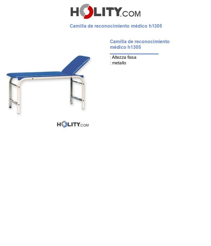 Camilla de reconocimiento médico h1305