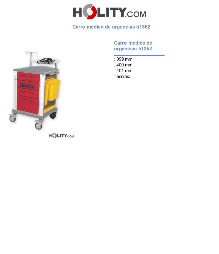 Carro médico de urgencias h1352